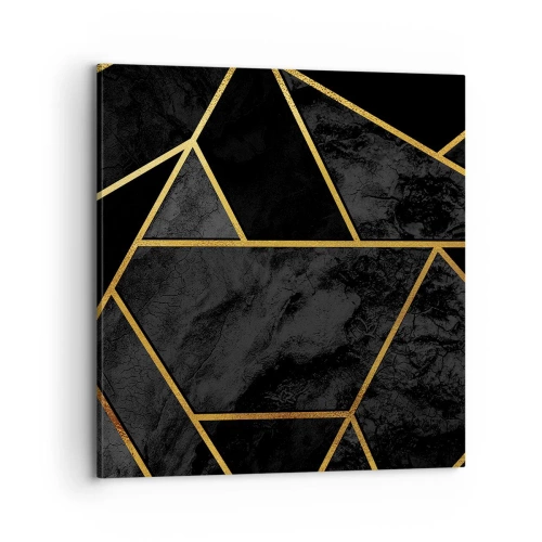 Canvastavla - Bild på duk - Mörker och sken - 70x70 cm