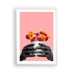Affisch i vit ram - Livets apoteos - 50x70 cm