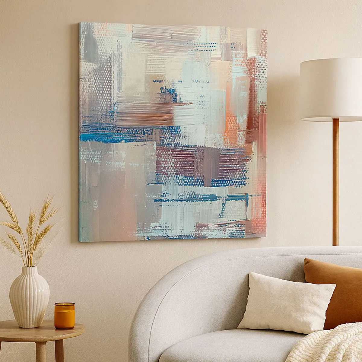 Canvastavla - Bild på duk - Att nå ljuset - 30x30 cm