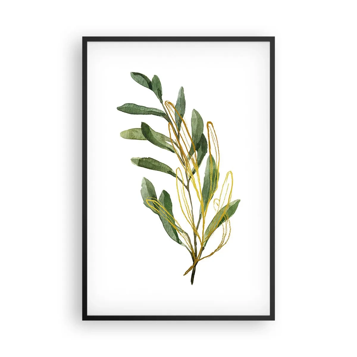 Affisch i svart ram - Allt som är gott - 61x91 cm