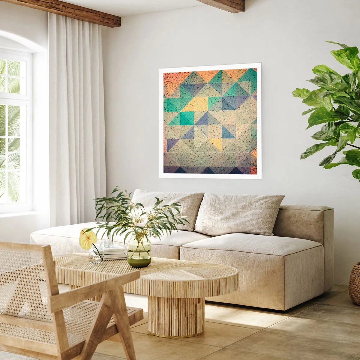 Affisch - Trianglarnas republik - 60x60 cm