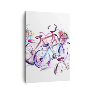 Canvastavla - Bild på duk - Antimotoklubbens träff - 70x100 cm