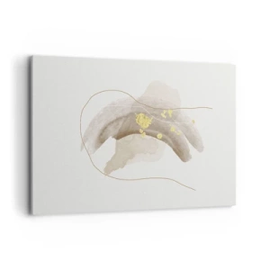 Canvastavla - Bild på duk - Träffat i rummet - 120x80 cm