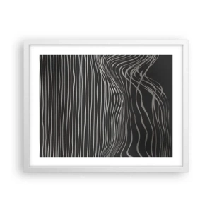 Affisch i vit ram - Rytm och accent - 50x40 cm