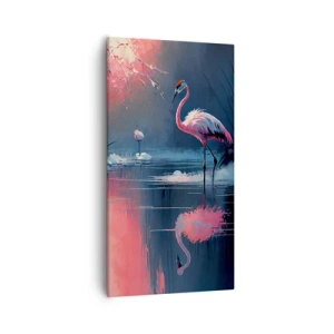 Canvastavla - Bild på duk - En fågels tillflyktsort - 55x100 cm