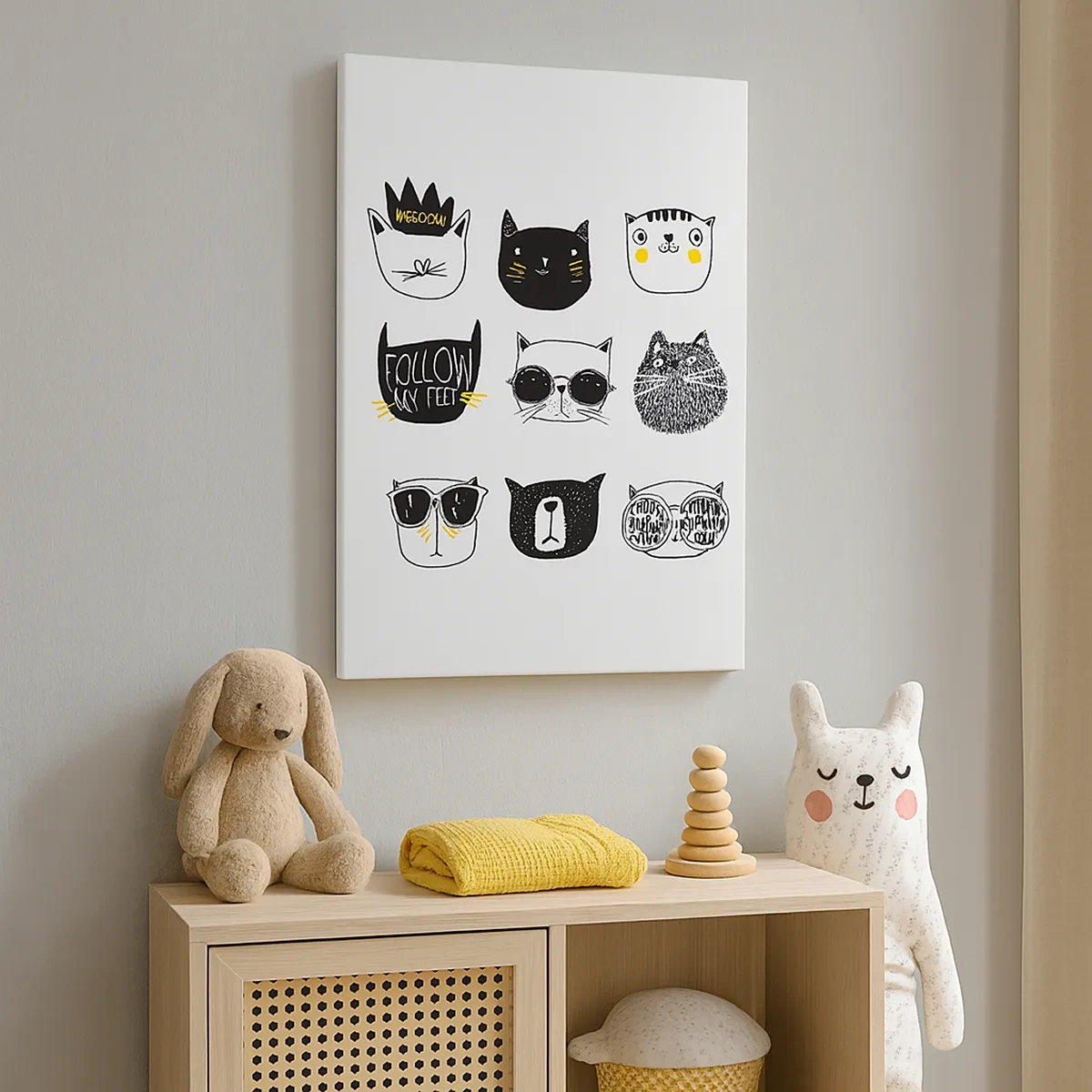 Canvastavla - Bild på duk - Varje annorlunda - 50x70 cm