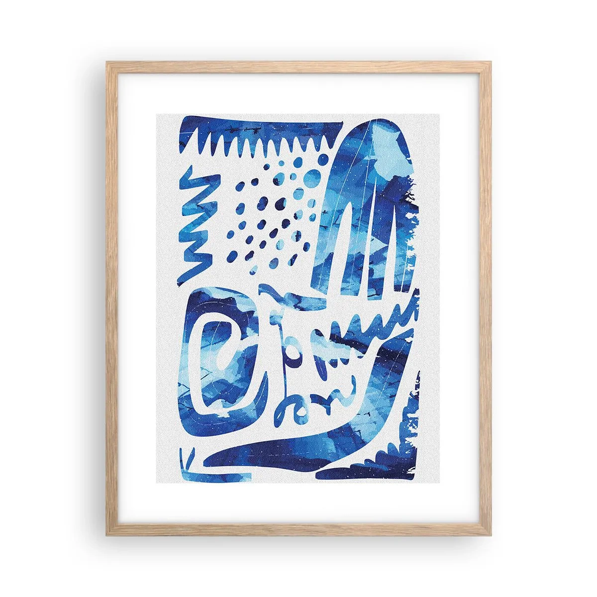 Affisch i ram av ljusek - Tillbaka till rötterna - 40x50 cm