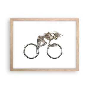 Affisch i ram av ljusek - Underbar maskin - 40x30 cm