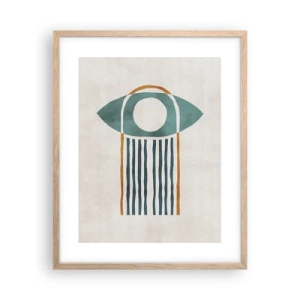 Affisch i ram av ljusek - Tecken och ritualer - 40x50 cm