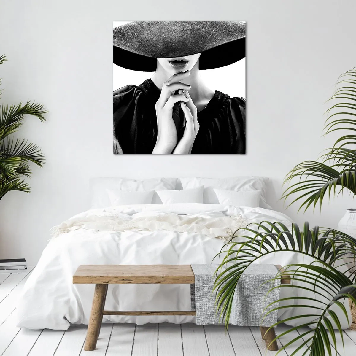 Canvastavla - Bild på duk - Dold skönhet - 70x70 cm