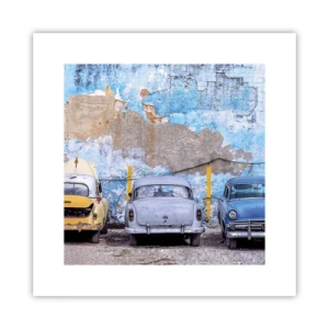 Affisch - Veteranmöte - 30x30 cm