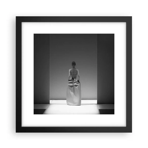 Affisch i svart ram - Raffinerad enkelhet - 30x30 cm