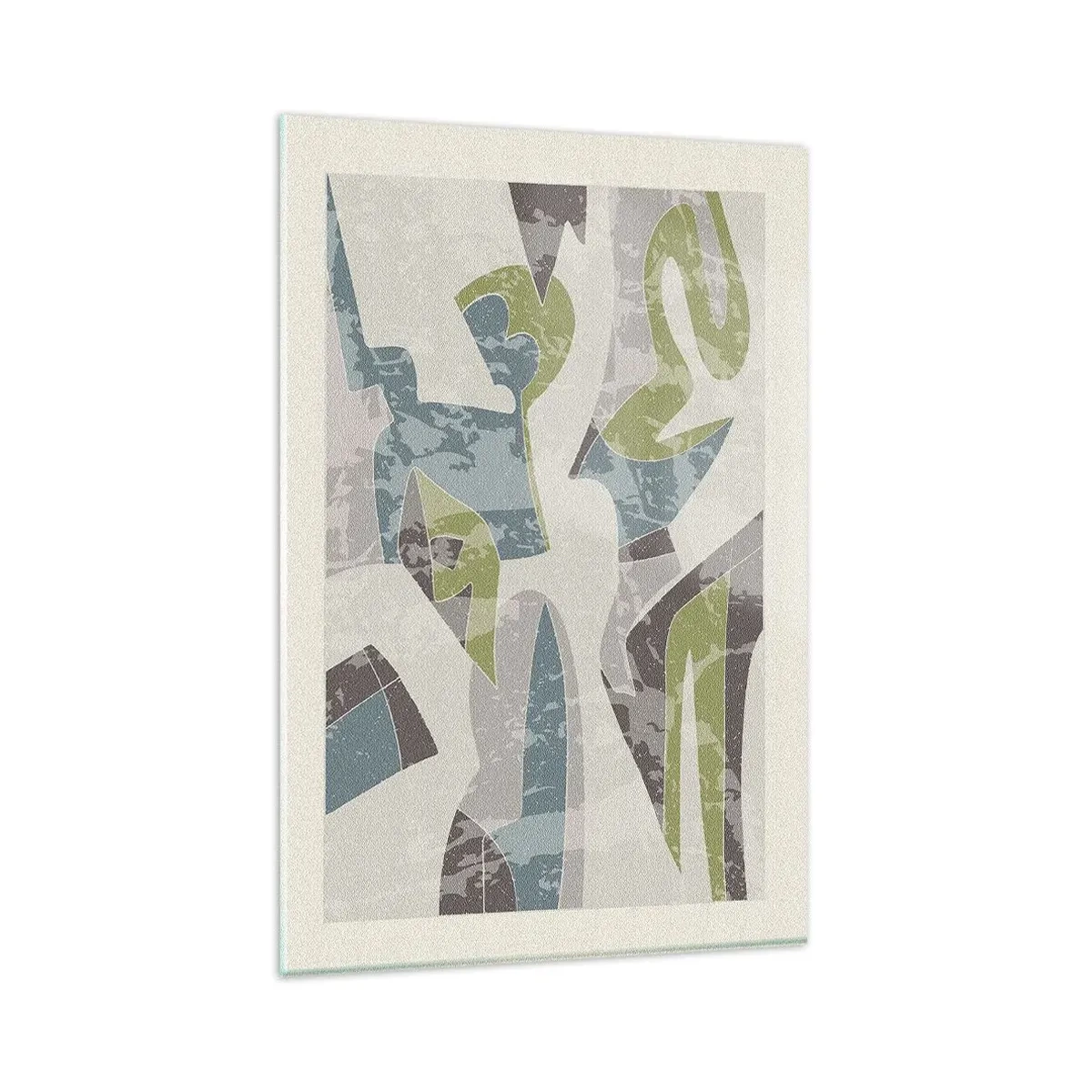 Glastavla - Bild på glas - Komposition bakom glas - 80x120 cm