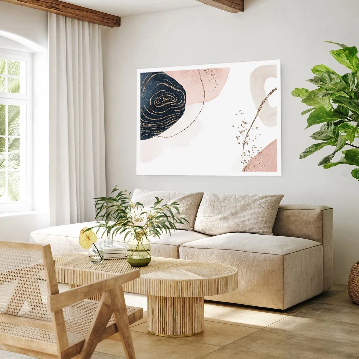 Affisch - Allt flyter - 91x61 cm