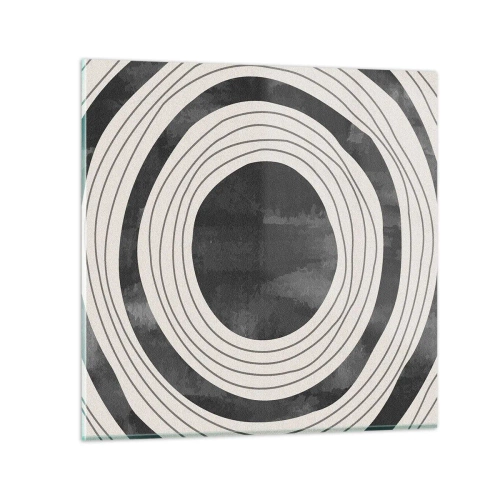 Glastavla - Bild på glas - I själva kärnan - 40x40 cm