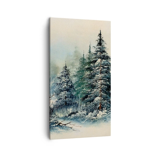 Canvastavla - Bild på duk - Redo för Julen - 45x80 cm