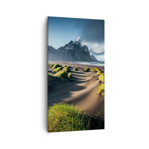 Canvastavla - Bild på duk - Elementens harmoni - 55x100 cm