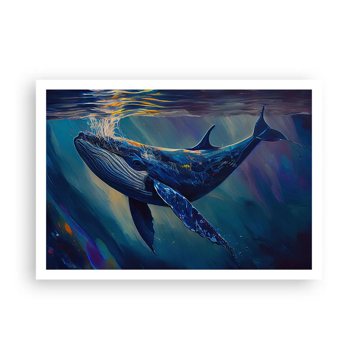 Affisch - Välkommen till min värld - 100x70 cm