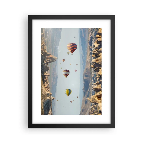 Affisch i svart ram - Här är allt möjligt - 30x40 cm