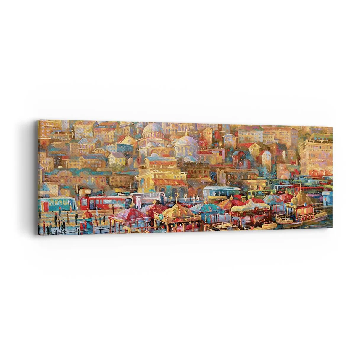 Canvastavla - Bild på duk - Istanbul-berättelse - 90x30 cm