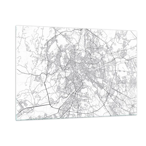 Glastavla - Bild på glas - Romersk ring - 120x80 cm