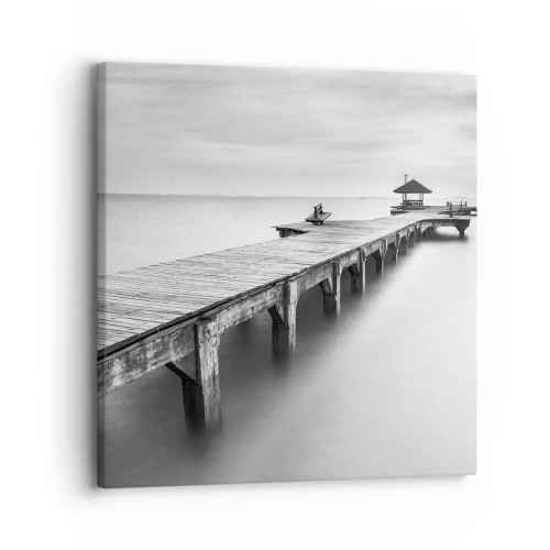 Canvastavla - Bild på duk - Ut i det oändliga - 30x30 cm