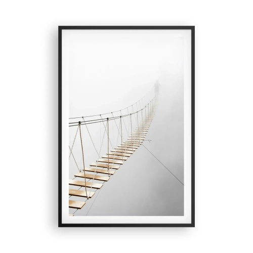 Affisch i svart ram - Vart leder den dig? - 61x91 cm