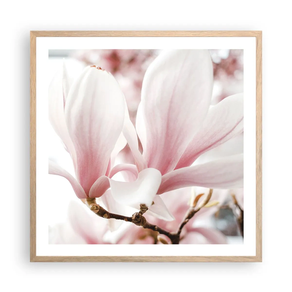 Affisch i ram av ljusek - Oändlig känslighet - 60x60 cm