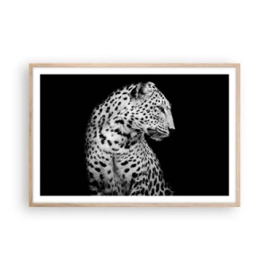 Affisch i ram av ljusek - Perfekt höger profil! - 91x61 cm
