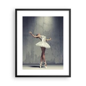 Affisch i svart ram - Lätt som en fågel - 40x50 cm