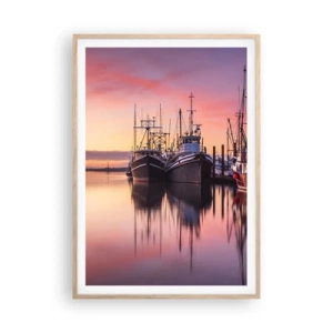 Affisch i ram av ljusek - Inför nästa dag - 70x100 cm