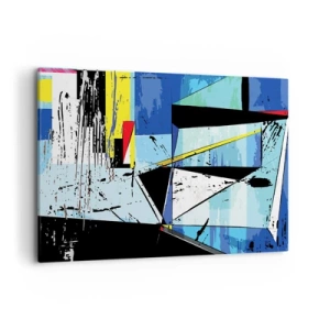 Canvastavla - Bild på duk - Se värden ur en vinkel... - 100x70 cm