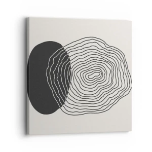 Canvastavla - Bild på duk - Varaktighet och vibration - 30x30 cm