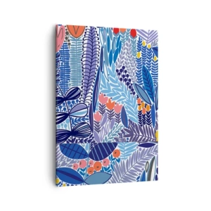 Canvastavla - Bild på duk - Hawaii-trädgård - 50x70 cm