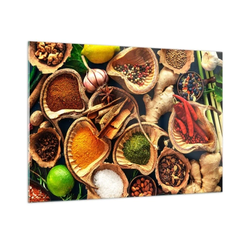 Glastavla - Bild på glas - Ta vad du vill - 100x70 cm