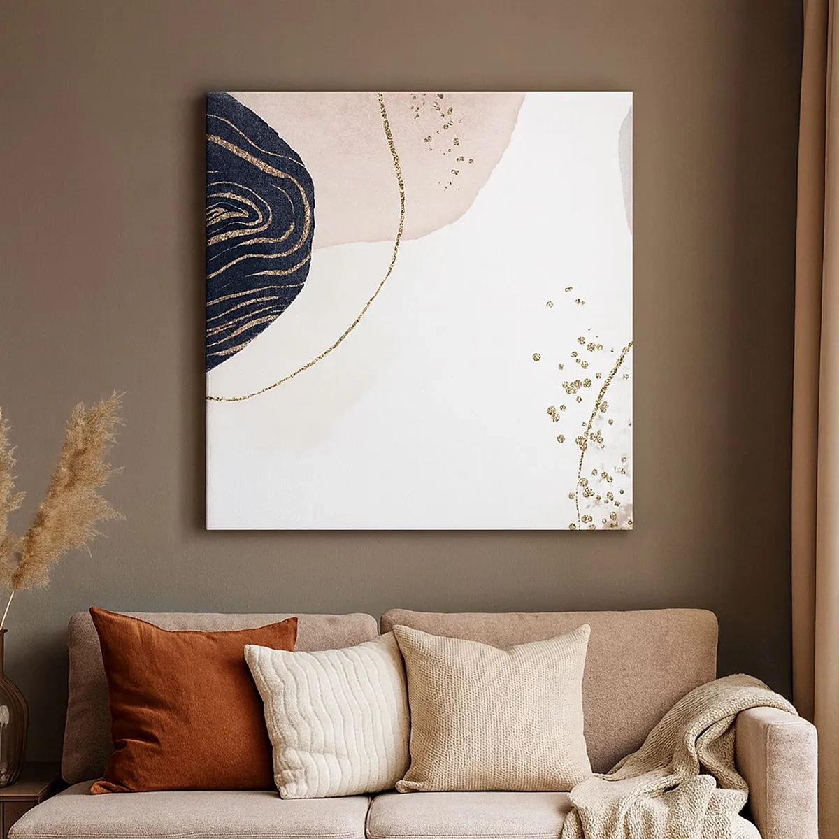 Canvastavla - Bild på duk - Allt flyter - 30x30 cm