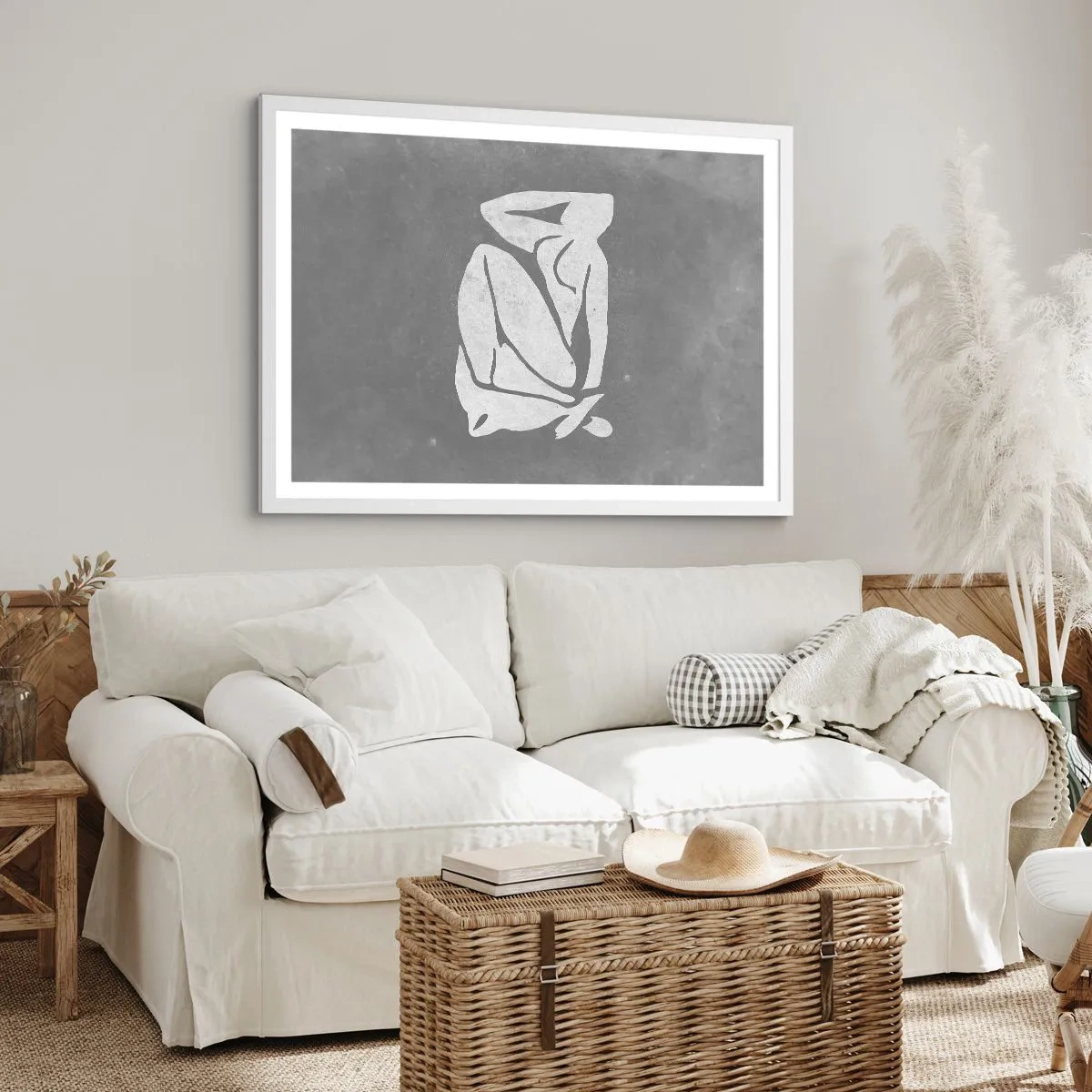 Affisch i vit ram - I drömmarnas värld - 91x61 cm