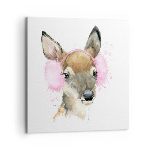 Canvastavla - Bild på duk - Kylan är inte längre skrämmande - 50x50 cm