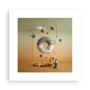 Affisch - Vad som helst kan hända - 30x30 cm