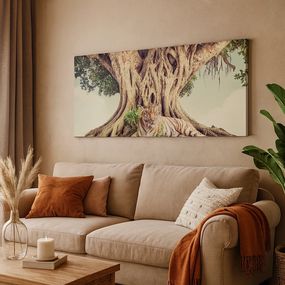 Canvastavla - Bild på duk - Vi från Första Moseboken - 30x30 cm