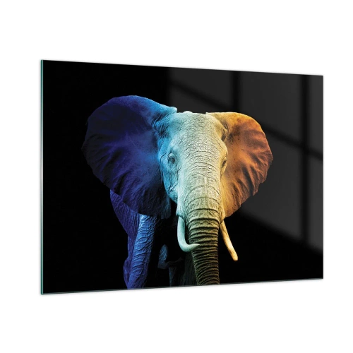 Glastavla - Bild på glas - Excentriker, ej kuf - 100x70 cm