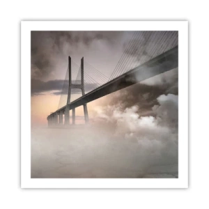 Affisch - Vid en flod som inte finns  - 60x60 cm