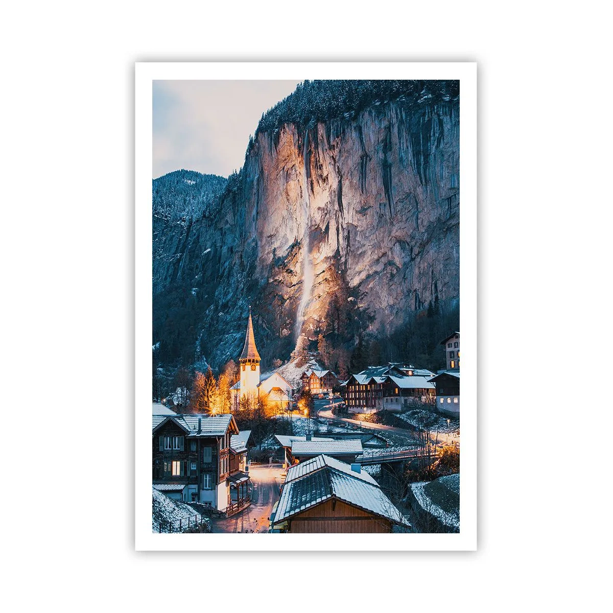 Affisch - Vinterns ljusa ande - 70x100 cm