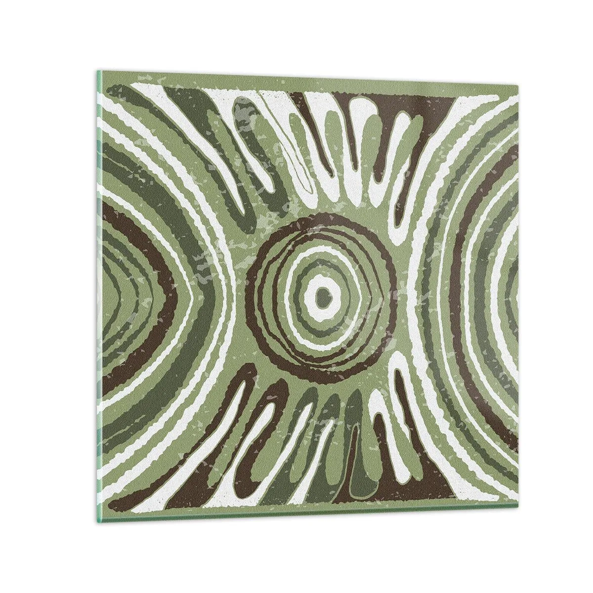 Glastavla - Bild på glas - Explosion av känslor - 50x50 cm