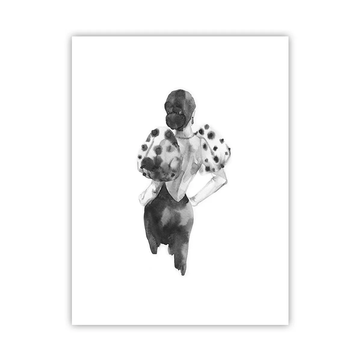 Affisch - Hon passerade nära mig - 30x40 cm