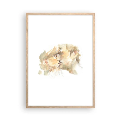 Affisch i ram av ljusek - Upphittad hälft? - 50x70 cm