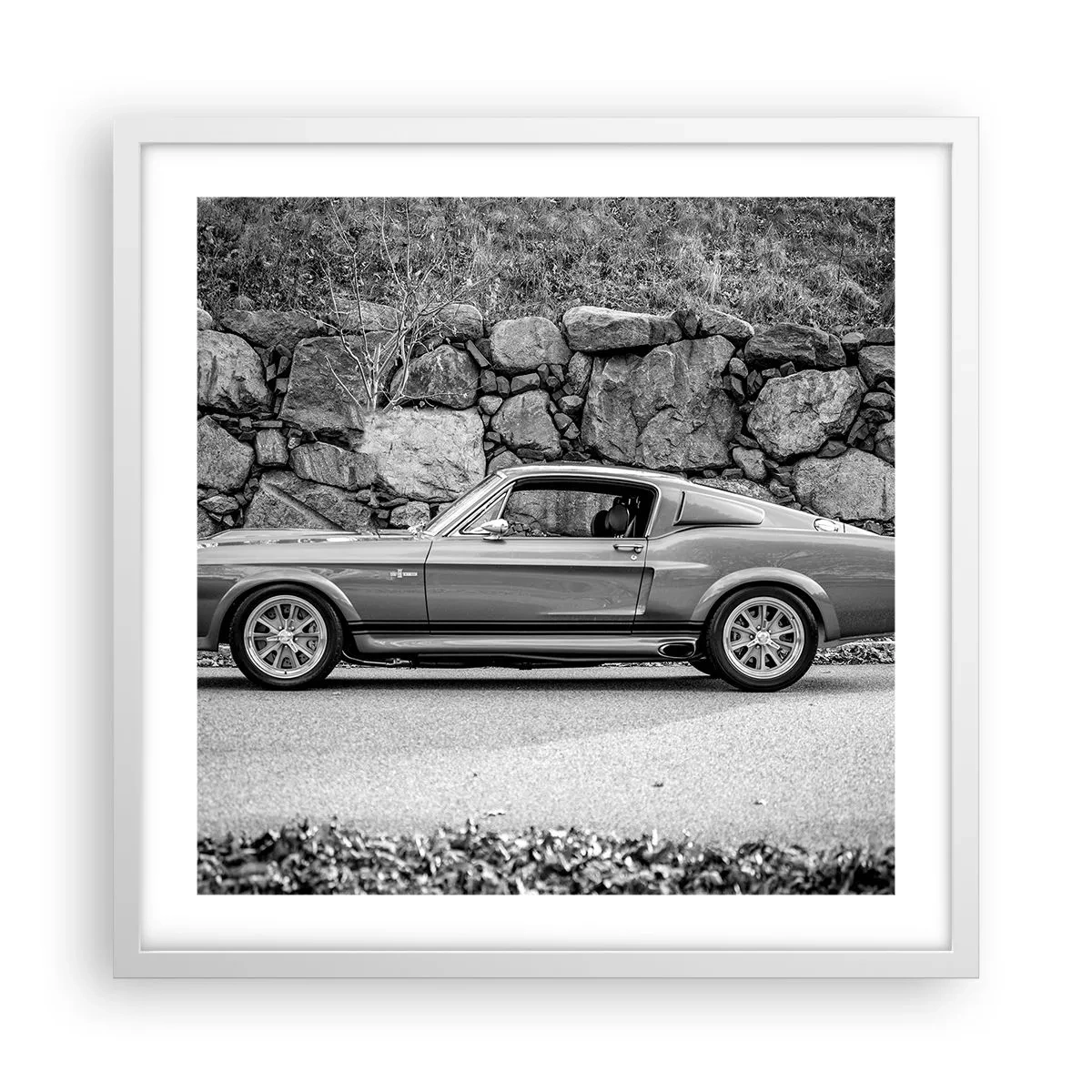 Affisch i vit ram - Legend från 60-talet - 50x50 cm