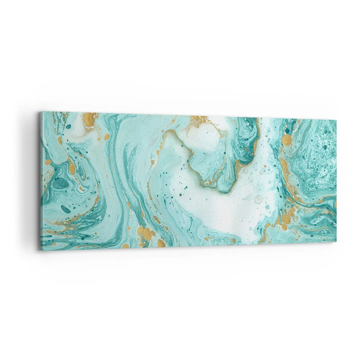 Canvastavla - Bild på duk - Under stora vågen från Edo-tiden - 100x40 cm
