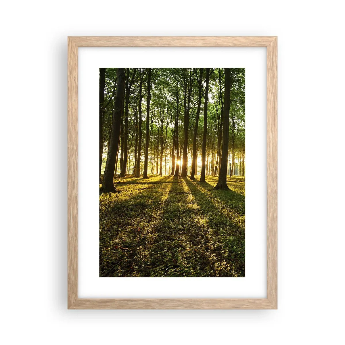 Affisch i ram av ljusek - Fotografi av alla vårar - 30x40 cm