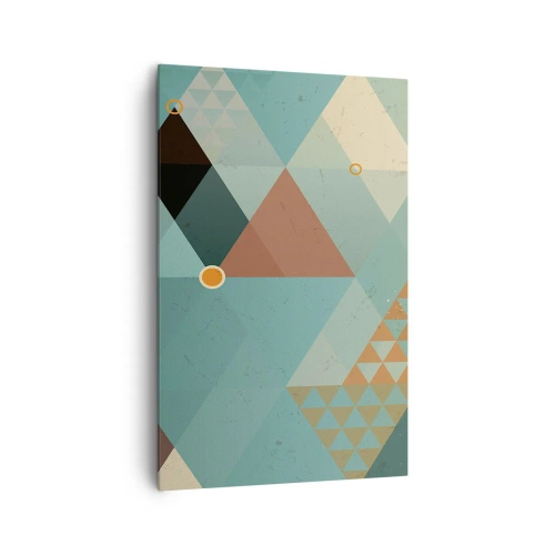 Canvastavla - Bild på duk - Mångfaldens enighet, enighetens mångfald - 80x120 cm